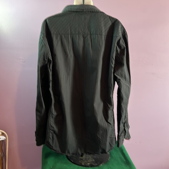 Buckle Black Men's Casual Button Down Shirt Size Large Long Sleeve - Picture 2 of 4